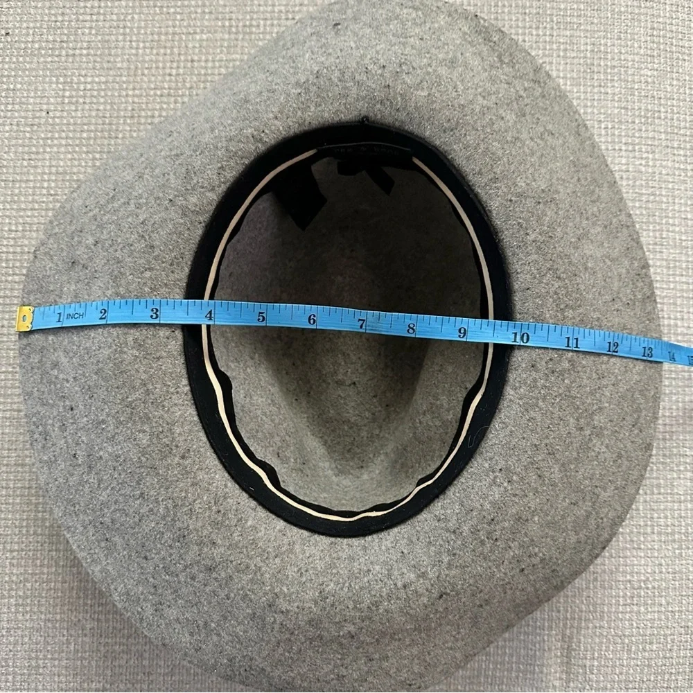 Rag & Bone grey beige wool hat size small